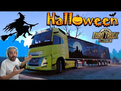 Видео: ТАЙНИ ПЪТИЩА | Helloween Еvent | Euro Truck Simulator 2 | Volvo FH Aero