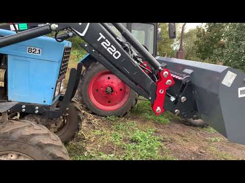 Видео: Погрузчик Т-220 "Носорог", цена и первое испытание.