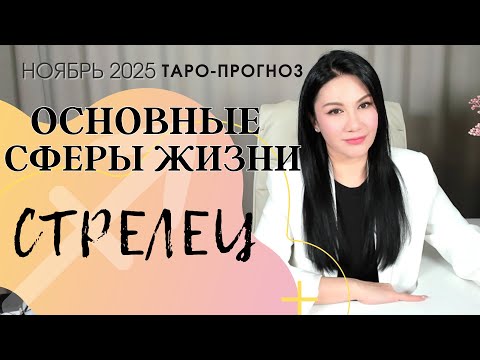 Видео: СТРЕЛЕЦ ОСНОВНЫЕ СФЕРЫ НОЯБРЬ 2025