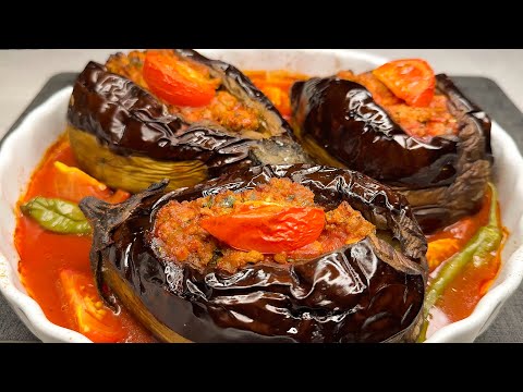 Видео: Лучшее турецкое блюдо из баклажанов! Вкуснейшие фаршированные баклажаны, покорившие мир!
