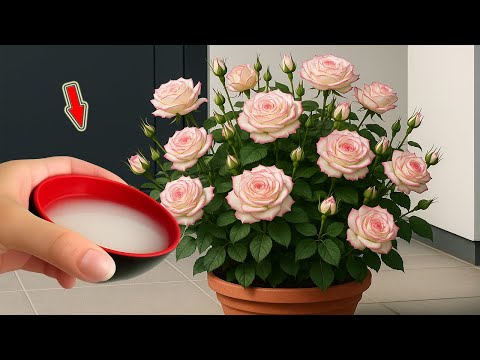 Видео: Всего 1 стакан! Ветки роз стремительно укореняются и цветут круглый год!