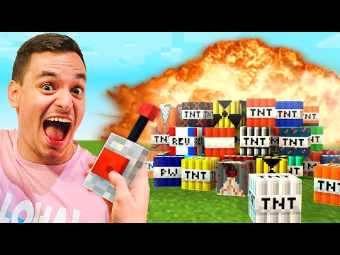 Видео: ТЕСТВАМЕ 30 НОВИ TNT БЛОКА В МАЙНКРАФТ!