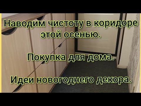 Видео: Наводим чистоту в коридоре/Покупка для дома/Идеи новогоднего декора/