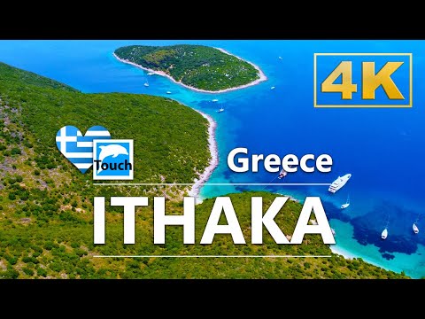 Видео: Итака (Ιθάκη, Итака), Греция 🇬🇷 ► Видео путешествия, 4K Путешествие по Древней Греции #TouchGreece