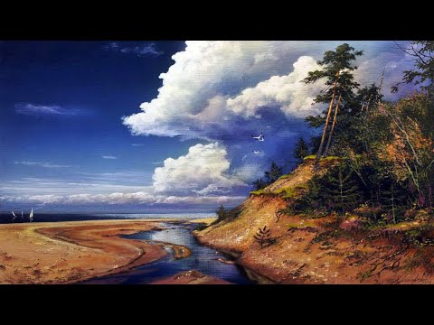 Видео: Красивые летние пейзажи художника Виктора Юшкевича