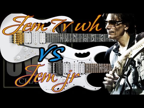 Видео: Ibanez JEM 7V WH feat JEM Jr / Сравнительный тест от GAIN OVER
