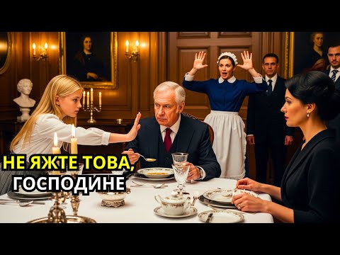 Видео: „Не яж това!“ — извика дъщерята на прислужницата към милиардера. Той онемя, когато разбра защо
