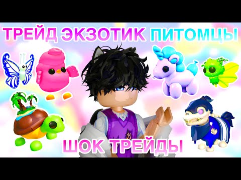 Видео: ТРЕЙДЫ НА ЭКЗОТИК ПИТОМЦЕВ В АДОПТ МИ!😱🌺ПОЧЕМУ EXOTIC ТАКИЕ ДОРОГИЕ?EXOTIC PETS РОБЛОКС ЦЕННЫЕ ПЕТЫ!