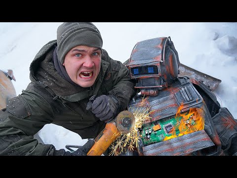 Видео: Чиним робота после битвы, чтобы подготовить новый план!