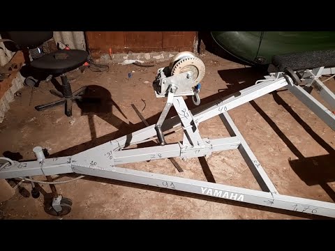 Видео: Размеры самодельного лодочного прицепа