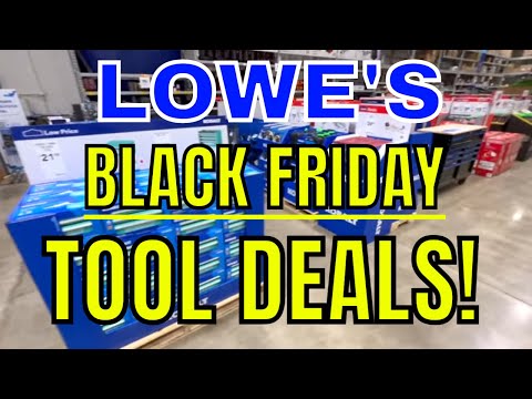 Видео: Скидки на инструменты от Lowe's в Черную пятницу, которые вы не можете пропустить!