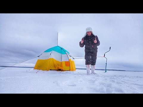 Видео: Зимняя РЫБАЛКА. Ловля ЛЕЩА зимой в палатке. ПОКЛЕВКИ водохранилище FISHING.