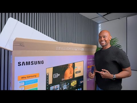 Видео: Распаковка, игры и настройка телевизора Samsung U8000F Crystal UHD