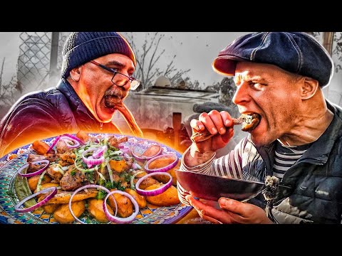 Видео: Простая и очень вкусная жаренная картошка. Пирожок