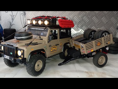 Видео: RC Defender D90 CAMEL TROPHY mn99s. Обзор.