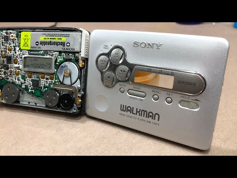 Видео: Кассетный плеер SONY WM-FX673 Walkman Radio Обслуживание Ремонт Восстановление