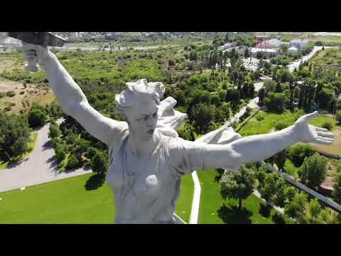 Видео: Мамаев курган с высоты птичьего полета. Волгоград.