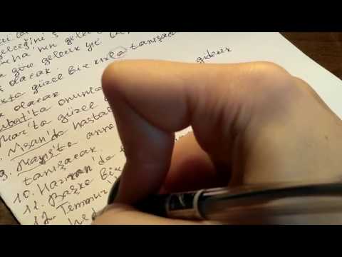 Видео: АСМР Турецкий язык: пишу и перевожу/ ASMR Turkish: writing and translating