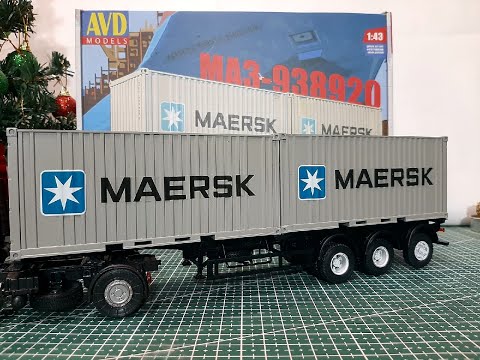 Видео: Сборка полуприцепа МАЗ 938920 AVD models