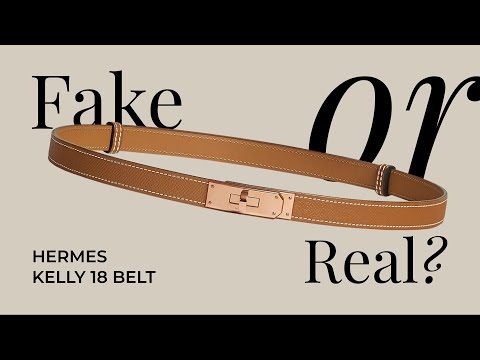 Видео: Оригинал или подделка: Hermes Kelly Belt