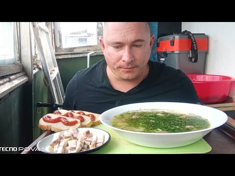 Видео: Мукбанг/обжорыч/вкусняшки/суп с фрикадельками/mukbang/devoured/