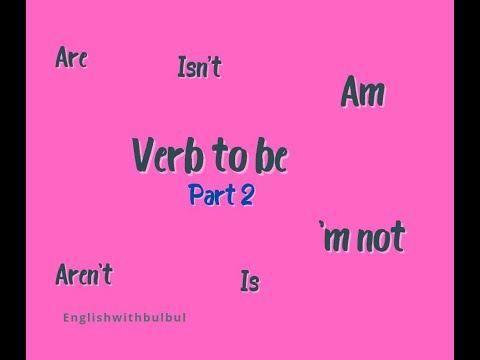 Видео: PRESENT SIMPLE. TO BE БОЛУ ЕТІСТІГІ. 2 – ші сабақ