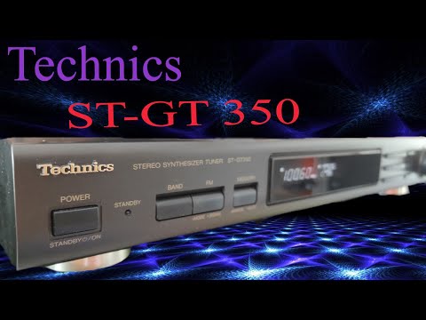 Видео: Technics ST-GT 350 настройка тюнера, обзор основных функций