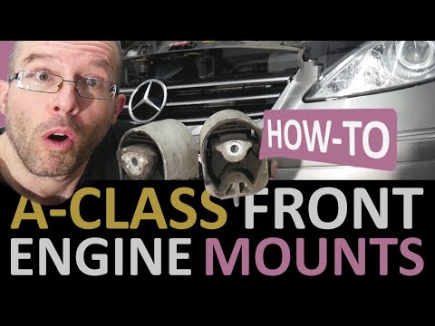 Видео: Мерседес A-класс (W169) Замена ПОДУШКИ ДВИГАТЕЛЯ ПЕРЕДНЕЙ