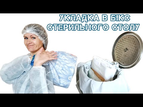 Видео: Укладка в бікс стерильного столу (07.11.2024)