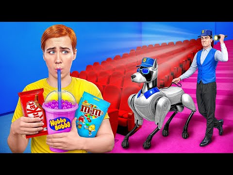 Видео: Как Пронести Сладости в Кинотеатр с Роботом Собакой от Multi DO Smile