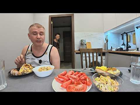 Видео: Мукбанг оставила Вована ОДНОГО отдуваться на канале, пусть привыкает ЖИТЬ БЕЗ МЕНЯ! Семейный ужин