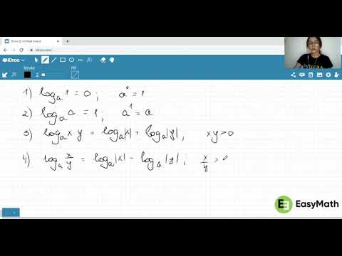 Видео: Означення та властивості логарифма. Основна логарифмічна тотожність: підготовка до ЗНО від EasyMath