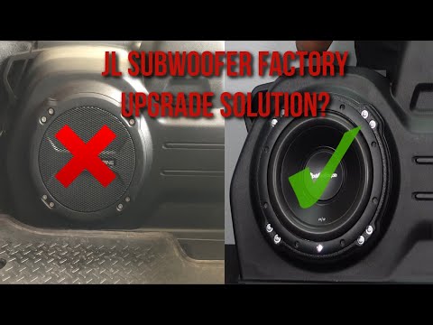 Видео: КАК УЛУЧШИТЬ ЗАВОДСКОЙ САБВУФЕР JEEP WRANGLER JL С ПОМОЩЬЮ ЗАВОДСКОГО КОРПУСА!