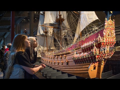 Видео: Прогулка по музею корабля Васа