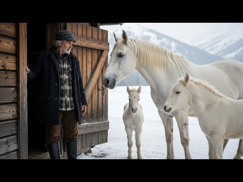 Видео: БЕДНЫЙ фермер впустил в сарай ОГРОМНУЮ ЛОШАДЬ и её жеребят… а потом произошло нечто НЕВЕРОЯТНОЕ