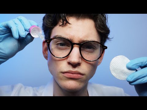 Видео: Подробный осмотр лица с помощью ASMR и ролевая игра в дерматолога | Индивидуальный подход крупным...