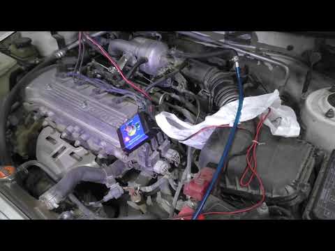 Видео: Toyota Corolla 1999г -  чек по богатой смеси