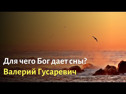 Видео: Для чего Бог дает сны? Отрывок со школы "Толкование снов и видений", Валерий Гусаревич.