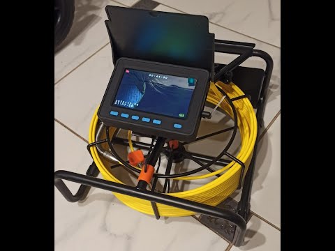 Видео: Видеодиагностика засора канализации эндоскопом техническим AVT TP-9604-17-20R  Волосовском районе.