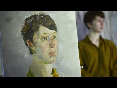 Видео: Академические мастер-классы. Задание: живопись, голова. Автор - Людмила Щербинина