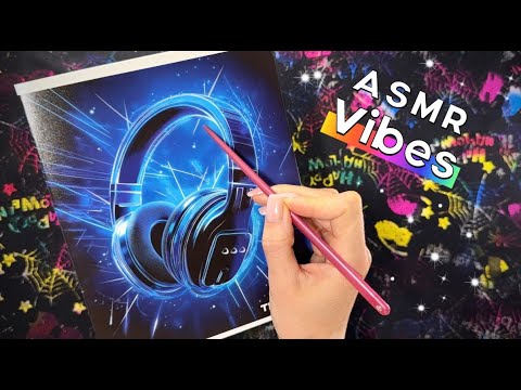 Видео: АСМР - Нежная обводка картинок и букв, близкий, липкий шепот / ASMR gentle whispering