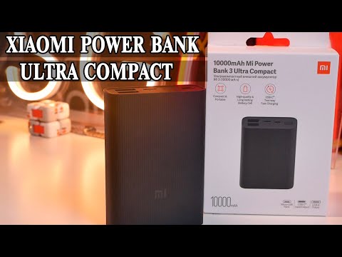 Видео: Xiaomi Mi Power Bank 3 Ultra Compact 10 000mAh  Ультра компактный Power Bank с быстрой зарядкой