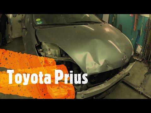 Видео: Toyota prius. Кузовной ремонт тойота приус рихтовка геометрия кузова