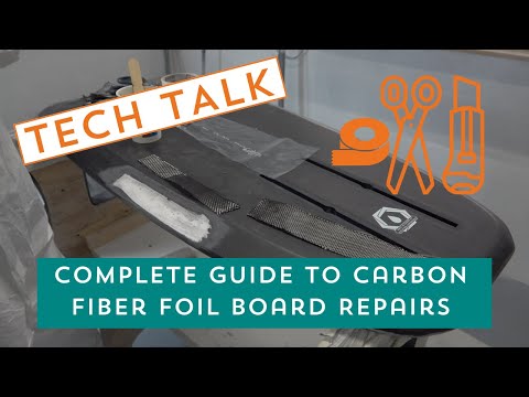 Видео: Полное руководство по ремонту кайтов и фойлбордов из углеродного волокна