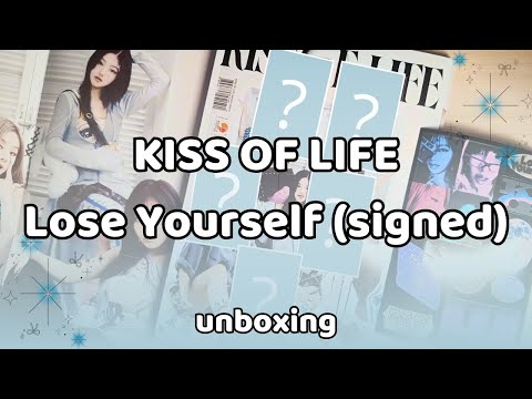Видео: ꒱⁠˖⁠♡ Распаковка kiss of life  - lose yourself (подписанный) + Hello82 LuckyDraw POB