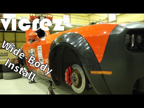 Видео: Установка Vicrez Dodge Challenger Wide-Body (инструкция)