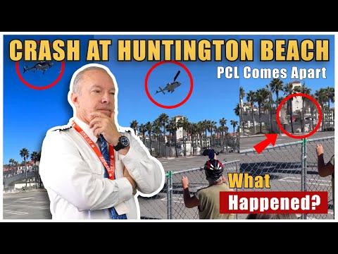 Видео: Крушение вертолета в Хантингтон-Бич — что пошло не так?