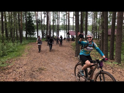 Видео: Велоклуб "Ололошки" возвращение из ПВД на озеро Светлое. Поломки, пески, оводы, комары.