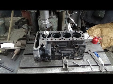Видео: Расточка блока ОМ 615 Мерседес.