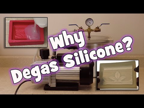 Видео: Дегазация силикона для улучшения форм и отливок